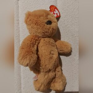 Ty Attic Treasure Collection Plush Tan Teddy Bear- Humphrey